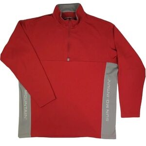 Red Mountain Quarter Zip Pullover Jacket - Muirfield Village Golf Course